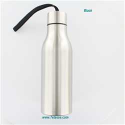 Thermos 05 l Brushed steel Black